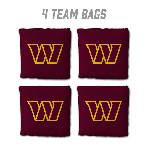 Washington Commanders Cornhole Bags 4 Pack - Maroon