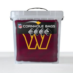 Washington Commanders Cornhole Bags 4 Pack - Maroon