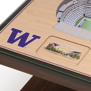 Washington Huskies 25-Layer StadiumViews Lighted End Table - Husky Stadium