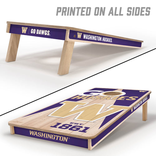 Washington Huskies 2'x4' Cornhole Game with Bags