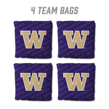 Washington Huskies Cornhole Bags  4 Pack - Purple