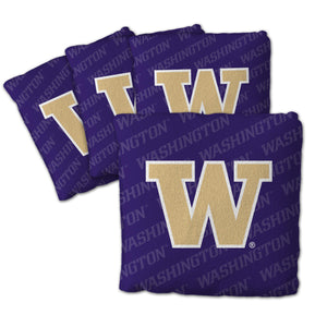 Washington Huskies Cornhole Bags  4 Pack - Purple