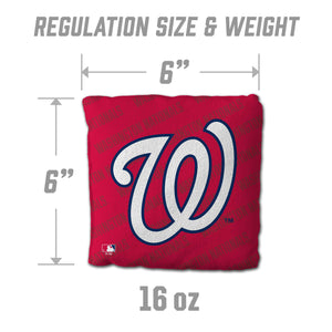 Washington Nationals Cornhole Bags - 4 Pack - Red