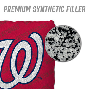 Washington Nationals Cornhole Bags - 4 Pack - Red