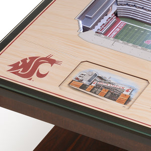 Washington State Cougars 25-Layer StadiumViews Lighted End Table - Martin Stadium