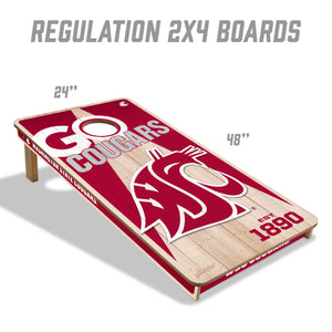 Washington State Cougars 2'x4' Cornhole Game with Bags
