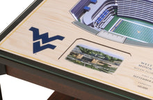 West Virginia Mountaineers 25 Layer Lighted StadiumView End Table