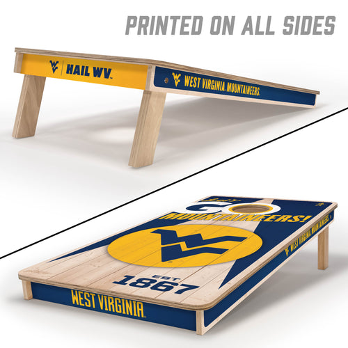 West Virginia Mountaineers 2'x4' Cornhole Game with Bags
