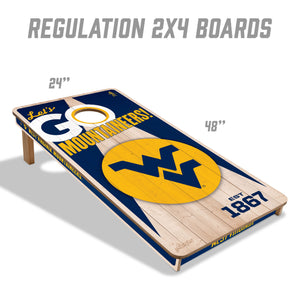 West Virginia Mountaineers 2'x4' Cornhole Game with Bags
