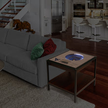 West Virginia Mountaineers WVU Coliseum 25 Layer Lighted StadiumView End Table
