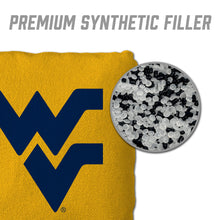 West Virginia Mountaineers Cornhole Bags 4 Pack - Gold