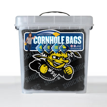 Wichita State Shockers Cornhole Bags 4 Pack - Black