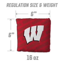 Wisconsin Badgers Cornhole Bags 4 Pack - Red