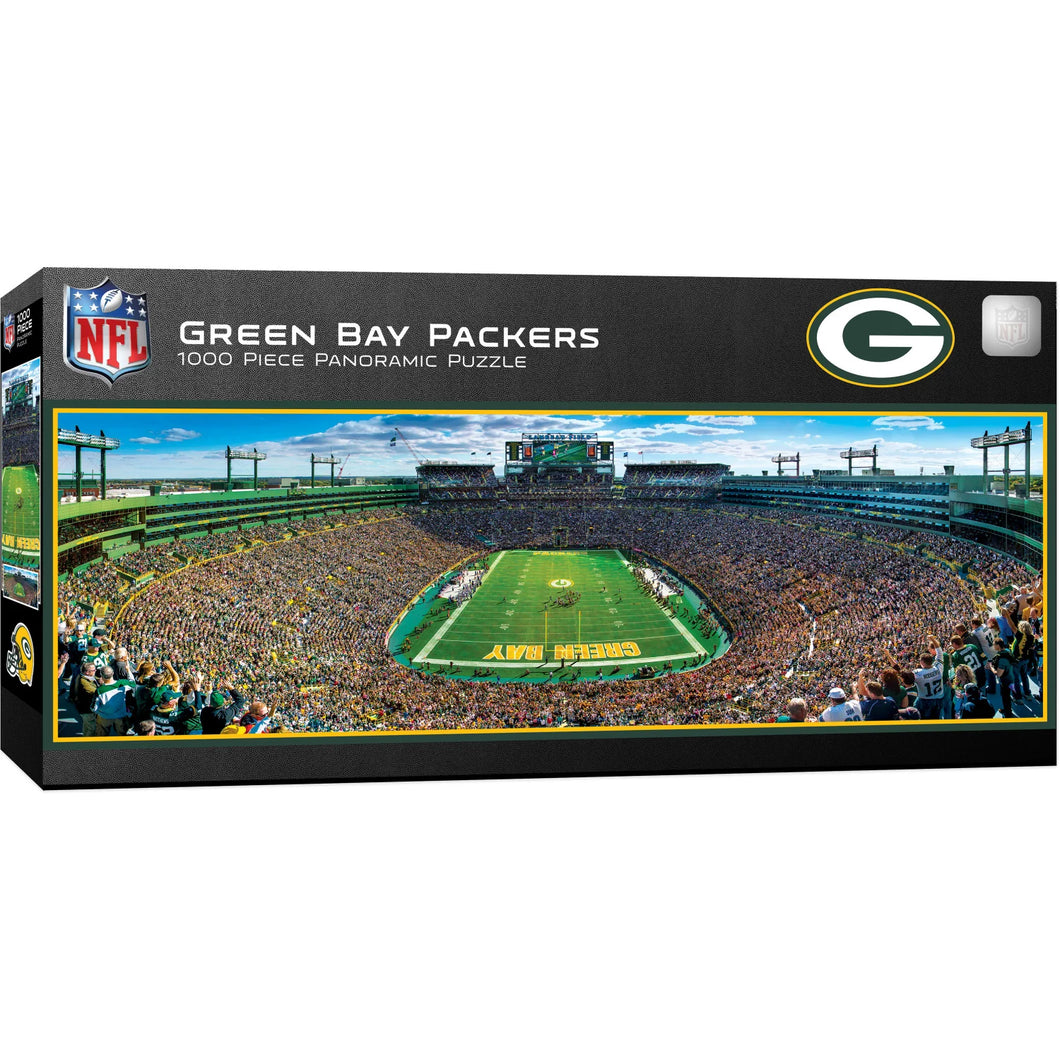 Green Bay Packers End Zone Panoramic Puzzle