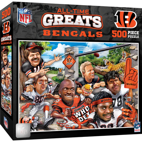 Cincinnati Bengals - All Time Greats 500 Piece Jigsaw Puzzle