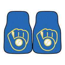 Milwaukee Brewers 2-piece Car Mats - 18"x27"