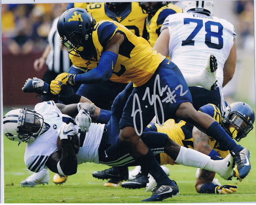 wvu football, jeremy tyler autograph