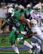 marshall football, gator hoskins autograph