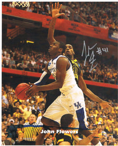 wvu basketball, joe flowers autograph