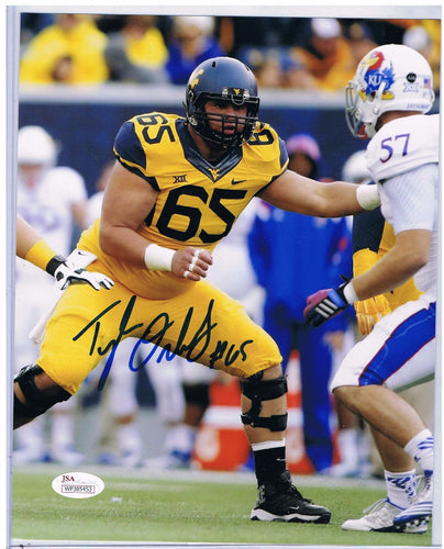 Tyler Orlosky West Virginia Mountaineers Signed 8x10 Photos JSA