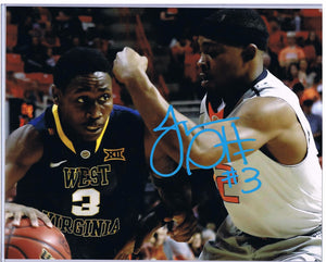 wvu basketball, juwan staten autograph