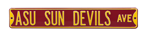 Arizona State Sun Devils Steel Avenue Street Sign