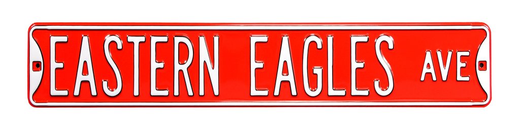 Eastern Washington Eagles Metal Street Sign