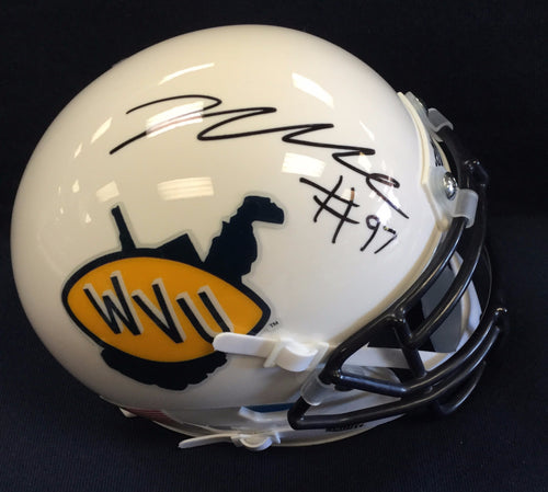 wvu football, noble nwachukwu autograph