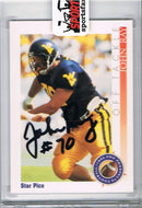 wvu football, big john ray autograph