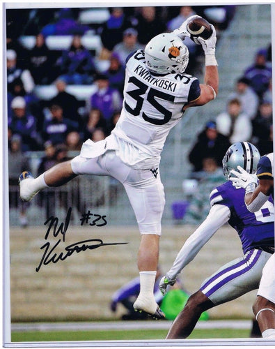 Nick Kwiatkoski West Virginia Mountaineers Signed 8x10 Photo