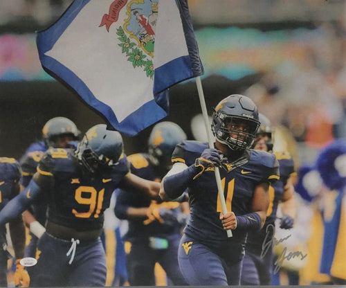 David Long Jr West Virginia Mountaineers Signed 16x20 Photo