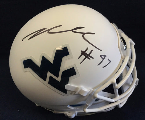 wvu football, noble nwachukwu autograph