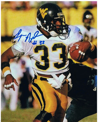 wvu football, eugene napoleon autograph