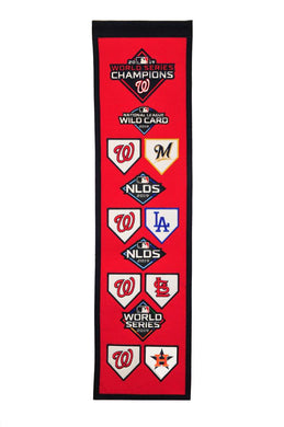 Washington Nationals Road to the World Series Banner 