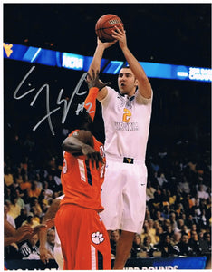 wvu basketball, cam thoroughman autograph 