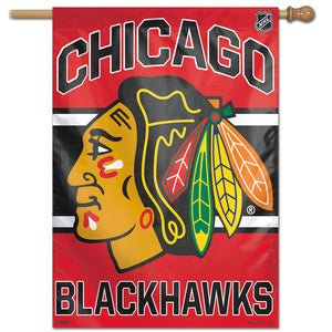 Chicago Blackhawks Vertical Flag 28"x40"                                                                                  