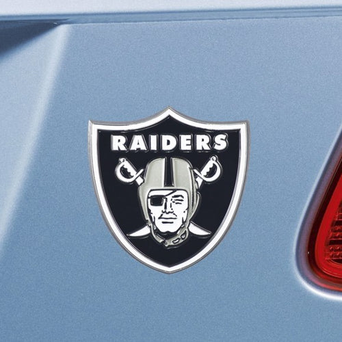 Las Vegas Raiders Color Chrome Auto Emblem