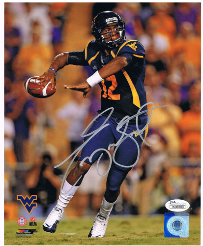 wvu football, geno smith autograph