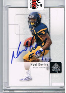 Noel Devine 2011 Upper Deck Signed Rookie Card