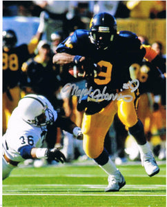 wvu football, major harris autograph