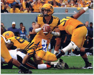 wvu football, clint trickett autograph