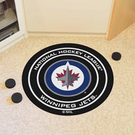 Winnipeg Jets Hockey Puck Mat - 27"