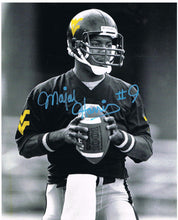 wvu football, major harris autograph