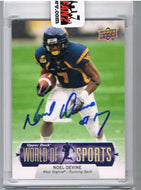 wvu football, noel devine, noel devine autograph