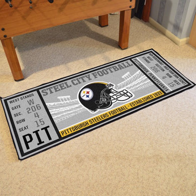 Pittsburgh Steelers Football Ticket Runner  