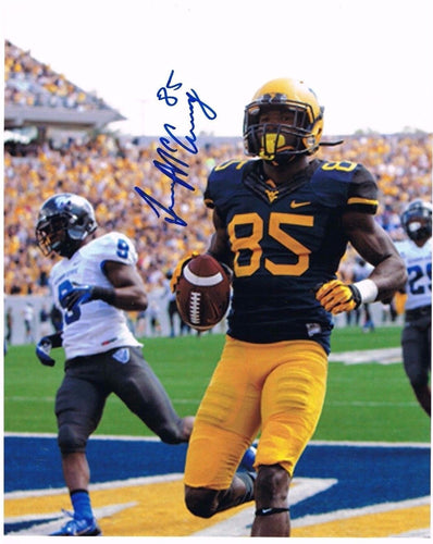 wvu football, ivan mccartney autograph