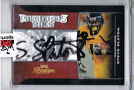 wvu football, steve slaton, steve slaton autograph