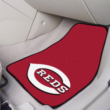 Cincinnati Reds 2-piece Carpet Car Mats - 18"x27"