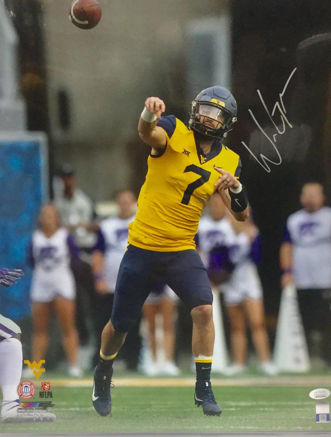 Will Grier West Virginia Mountaineers Signed 16x20 Photo 