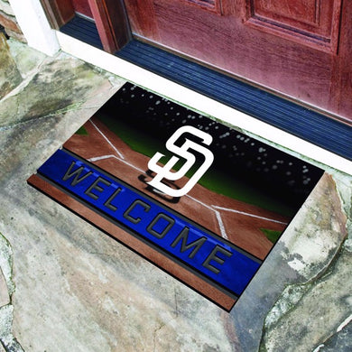 San Diego Padres Crumb Rubber Door Mat 
